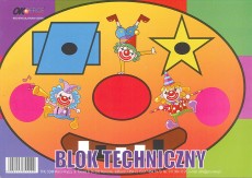 blok techniczny A4, 160g/m2, 10 ark.