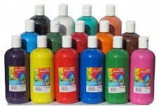 farby plakatowe w butelce 0,5l