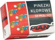 Pinezka kolorowa Fian 50szt DP-50C