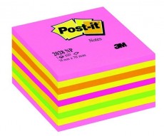 Bloczki samoprzylepne 3M POST-IT_ 2028-NP 76x76 Różowy 450k