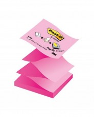Bloczki samoprzylepne 3M POST-IT_ R330-NA 76x76 Żółto- rózowy k