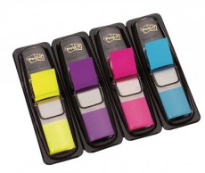 Zakładki indeksujące Post-it_ 683-4AB , 4 kolory neonowe po 35szt , 12mm x 43 mm 3M