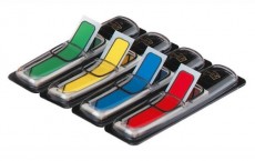Zakładki indeksujące Post-it_ 684ARR3 strzałki, 4 kolory standardowe po 24 szt., 12 x 43 mm 3M
