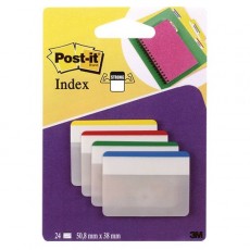 Zakładki indeksujące Post-it_ 686-F1 do archiwizacji _ proste, 4 kolory po 6 szt., 50,8mm x 38mm 3M
