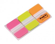 Zakładki 3M 3x22szt 686-PGO Silne neon(róż+zie+pom)