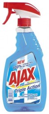 Ajax płyn do szyb 500ml Triple Action z pompką niebieski