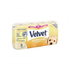 Papier toal.VELVET (8szt.) biały