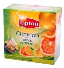 Herbata Lipton 20 sasz. citrus owoce cytrusowe