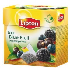 Herbata Lipton 20sasz. Blue Fruit Tea piramidki