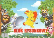 blok rysunkowy A4, 80g/m2, 20 ark.