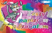 zeszyt papierów brokatowych B5, 150 g/m2, mix 8 kol.