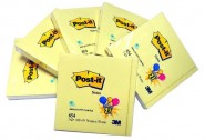 Bloczki samoprzylepne 3M POST-IT_ 654 76x76 Żółty 1200k