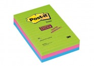 Bloczki samoprzylepne 3M POST-IT_ 660 - 3 S 102x152 Mix 540k Linia