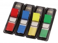 Zakładki indeksujące Post-it_ 683-4 , 4 kolory standardowe po 35 szt., 12mm x 43 mm 3M