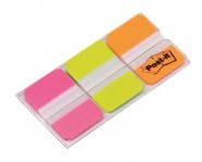 Zakładki 3M 3x22szt 686-PGO Silne neon(róż+zie+pom)