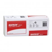 Ręcznik ZZ KATRIN biały CLASSIC 25 % makulatury, 20x150 listków, 232 x 230 mm 65944